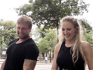 bitches ABROAD - super hot lovemaking with German platinum-blonde tourist