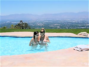 Shyla Jennings and Ryan Ryans after pool cooter soiree